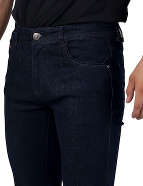 Jeans slim Moderno lavado obscuro para hombre