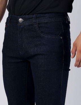 Jeans slim Moderno lavado obscuro para hombre