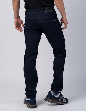 Jeans slim Moderno lavado obscuro para hombre