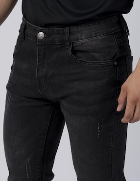 Jeans slim Moderno lavado obscuro para hombre