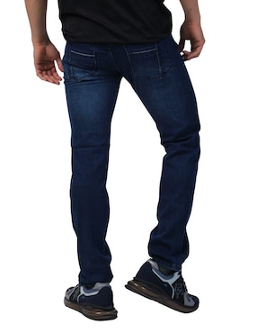 Jeans slim Moderno lavado obscuro para hombre