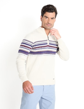 Suéter Izod Cuello Con Cierre Para Hombre