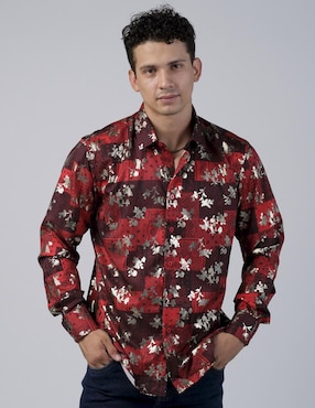 Camisa casual Benziny manga larga para hombre