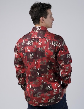 Camisa casual Benziny manga larga para hombre