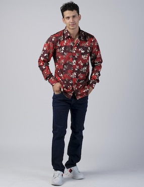 Camisa casual Benziny manga larga para hombre