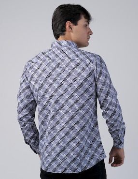 Camisa casual Benziny manga larga para hombre