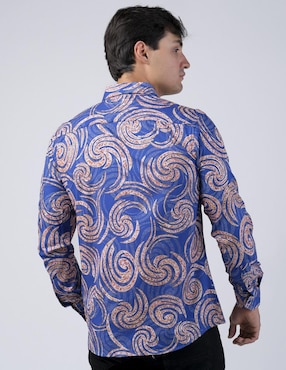 Camisa casual Benziny manga larga para hombre