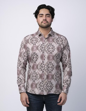 Camisa casual Benziny manga larga para hombre