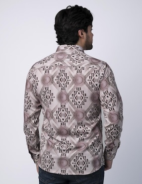 Camisa casual Benziny manga larga para hombre