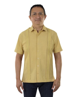 Guayabera Manga Corta Innermotion Para Hombre