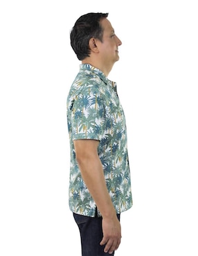 Camisa playa Innermotion de algodón manga corta para hombre