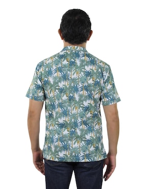 Camisa playa Innermotion de algodón manga corta para hombre