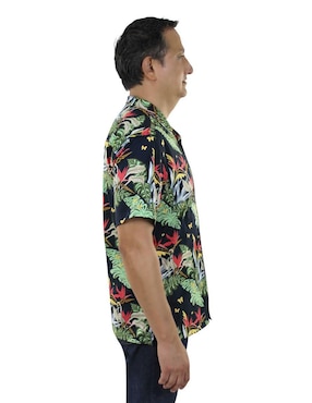 Camisa playa Innermotion de algodón manga corta para hombre