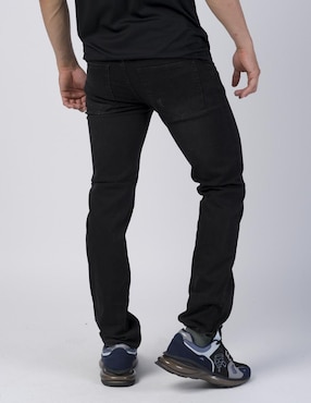 Jeans slim Moderno lavado obscuro para hombre