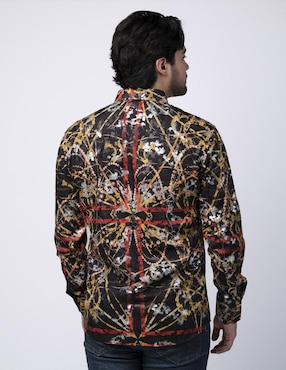 Camisa casual Benziny manga larga para hombre