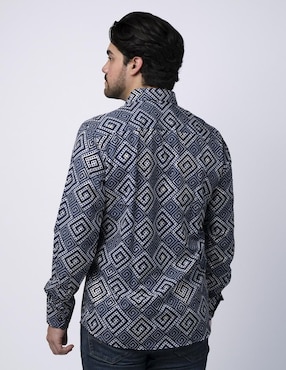 Camisa casual Benziny manga larga para hombre
