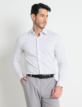 Camisa Casual Old Navy De Algodón Manga Larga Para Hombre