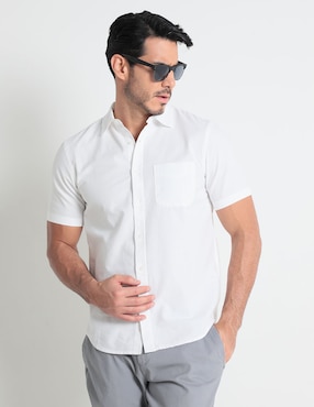 Camisa Casual Old Navy De Algodón Manga Corta Para Hombre