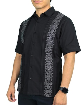 Guayabera manga corta Teya Artesanal para hombre