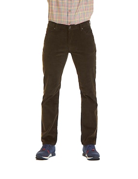 Pantalón Straight Ferrioni De Algodón Para Hombre