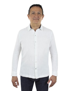 Guayabera Manga Larga Innermotion Para Hombre