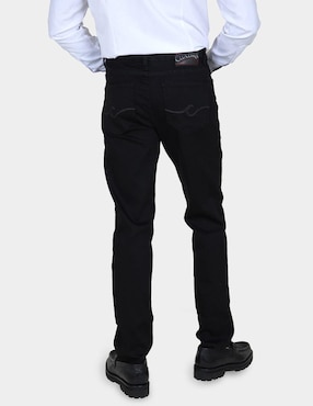 Jeans slim Cuadra lavado obscuro para hombre