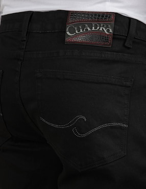 Jeans slim Cuadra lavado obscuro para hombre