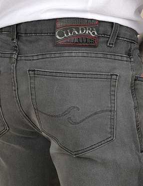 Jeans straight Cuadra lavado obscuro para hombre