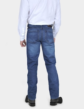Jeans slim Cuadra lavado obscuro para hombre