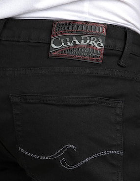 Jeans straight Cuadra lavado obscuro para hombre