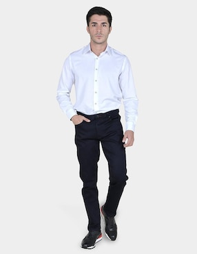 Jeans slim Cuadra lavado obscuro para hombre