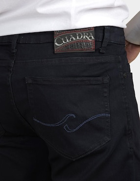Jeans slim Cuadra lavado obscuro para hombre