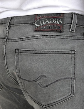 Jeans slim Cuadra lavado claro para hombre