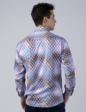 Camisa casual Benziny manga larga para hombre