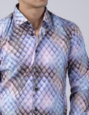 Camisa casual Benziny manga larga para hombre
