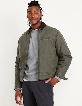 Chamarra Casual Old Navy De Algodón Con Bolsillos Para Hombre