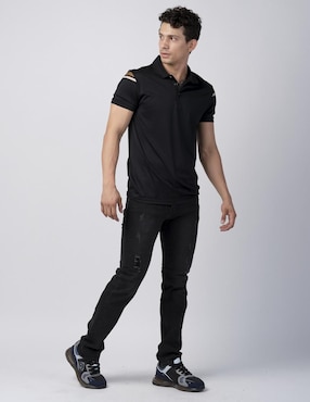 Jeans slim Moderno lavado obscuro para hombre