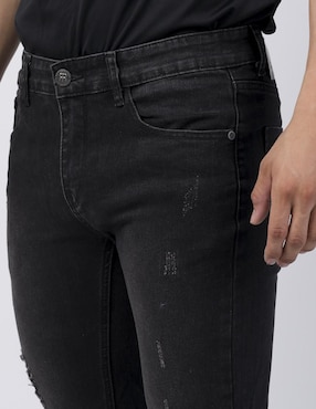 Jeans slim Moderno lavado obscuro para hombre