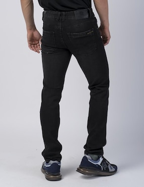 Jeans slim Moderno lavado obscuro para hombre