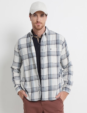 Sobrecamisa Casual Cavalatti Manga Larga Para Hombre