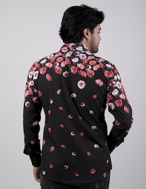 Camisa casual Benziny manga larga para hombre