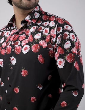 Camisa casual Benziny manga larga para hombre