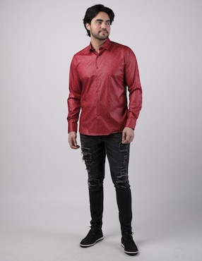 Camisa casual Benziny manga larga para hombre