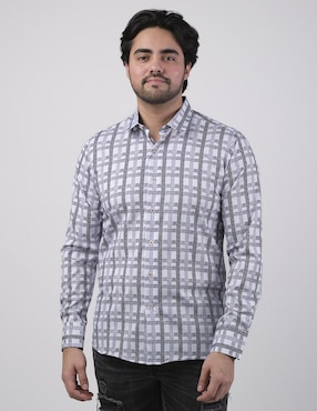 Camisa casual Benziny manga larga para hombre