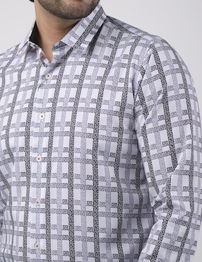 Camisa casual Benziny manga larga para hombre