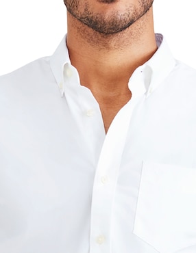 Camisa casual Dockers de algodón manga larga para hombre