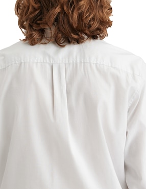 Camisa casual Dockers de algodón manga larga para hombre