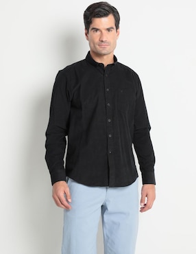 Camisa Casual Dioro De Pana Manga Larga Para Hombre