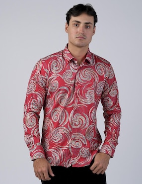 Camisa casual Benziny manga larga para hombre