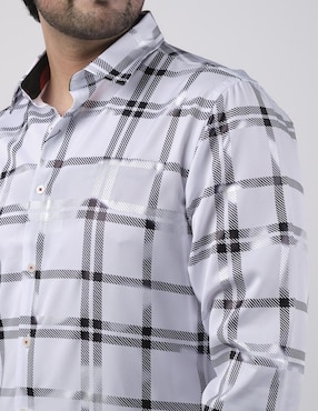 Camisa casual Benziny manga larga para hombre
